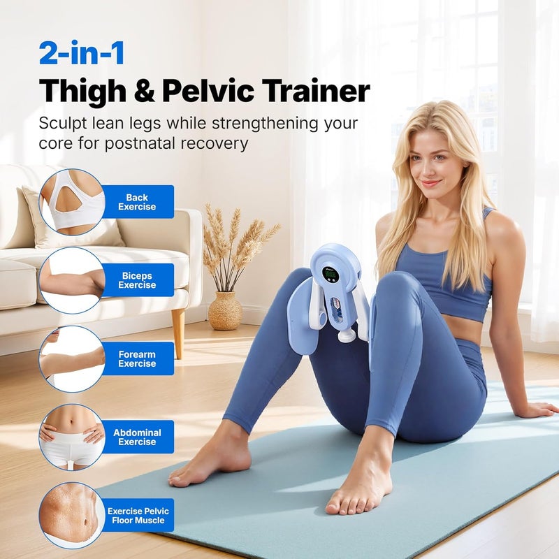 Merach Thigh Trainer, Pelvic Floor Muscle Trainer, Inner Thigh Exercise Workout Equipment for Home Gym, Pelvic Floor Strengthening Women - Image 2
